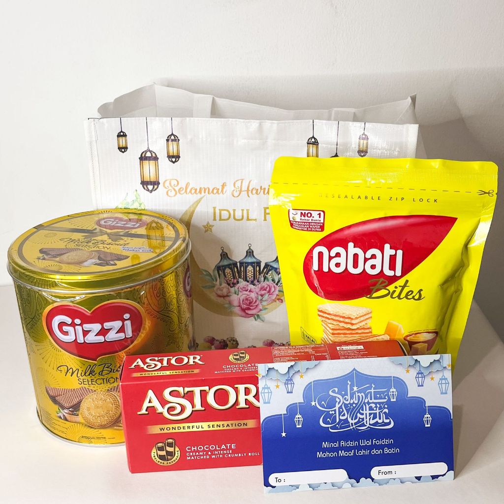 

Hampers Lebaran Biskuit Kaleng - Paket Snack Lengkap