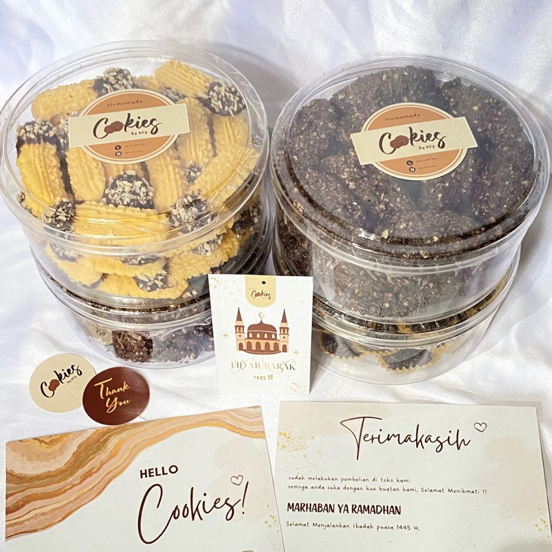 

PAKET HEMAT 4 TOPLES Uk. 500gr Cookies by ecy