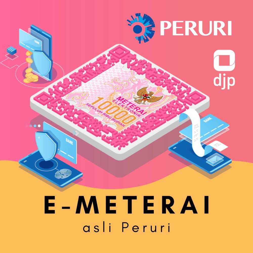 

eMeterai / e-Meterai / Meterai Elektronik / Meterai Digital (E-METERAI SAJA)