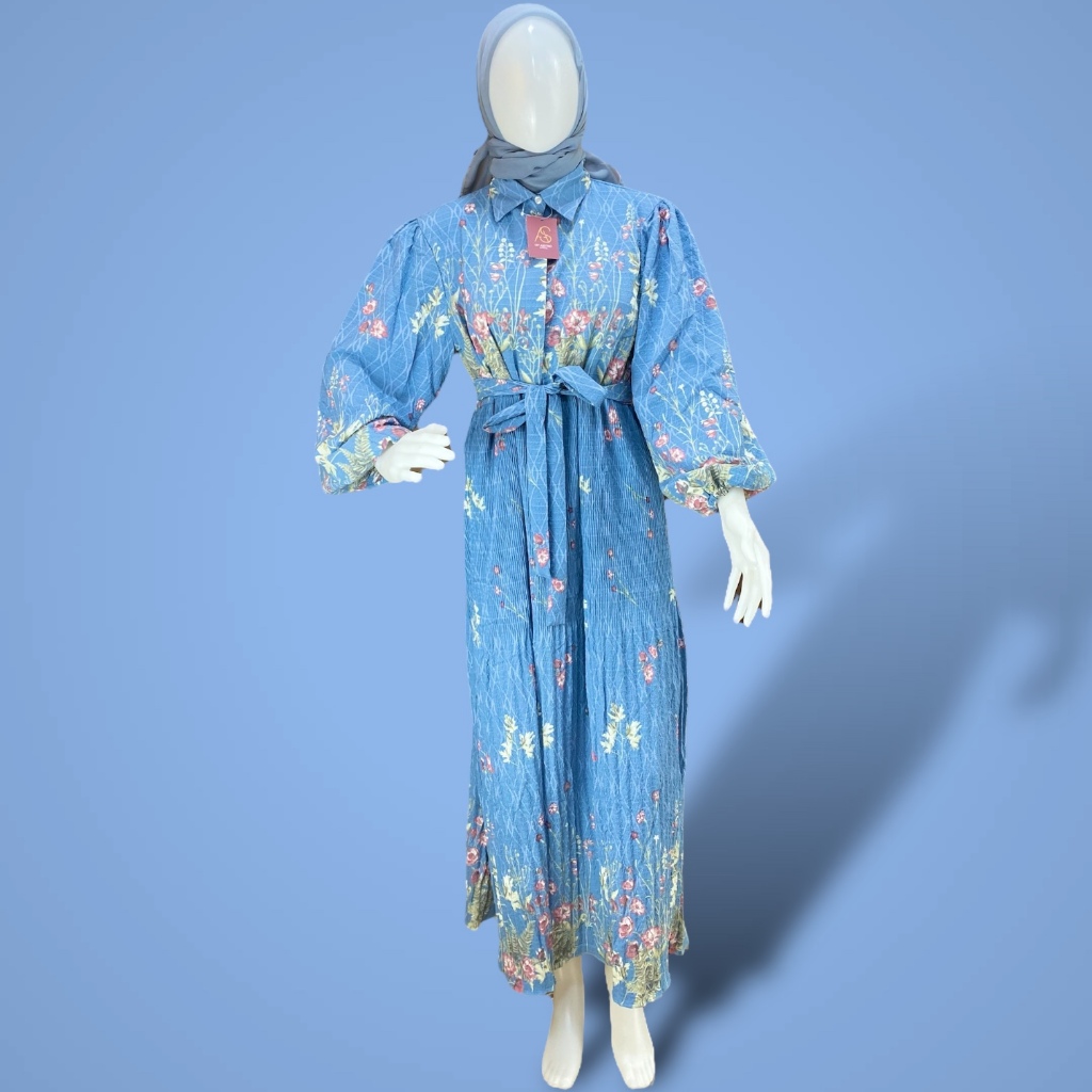 PAKAIAN WANITA | CILA MIDI CRINKLE PREMIUM / MIDI DRES PLISKET BY MY ASTRID OFFICIAL