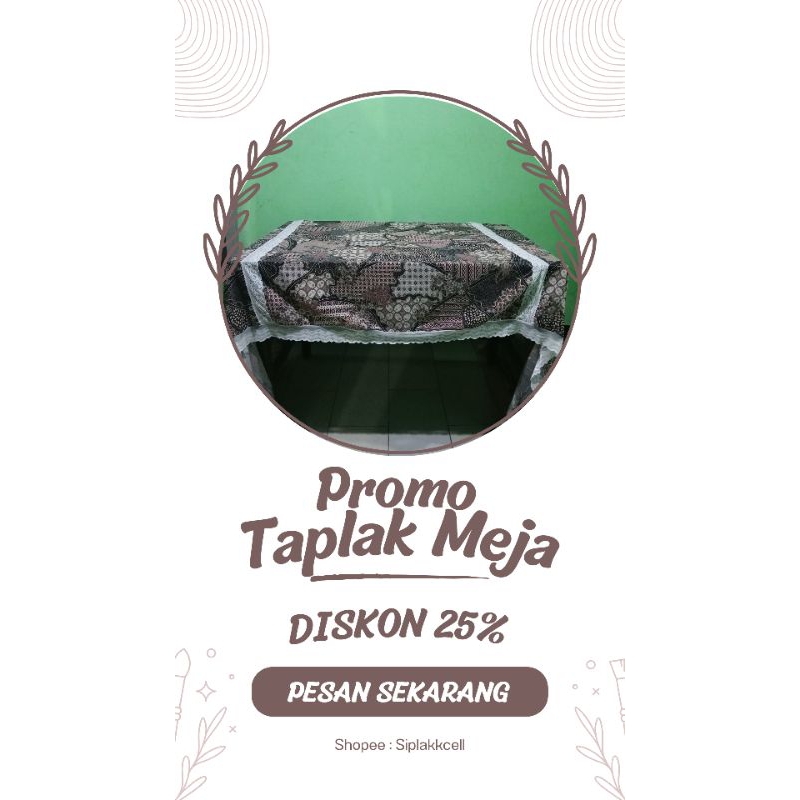 PROMO PUASA Taplak Meja Batik Modern UKURAN JUMBO