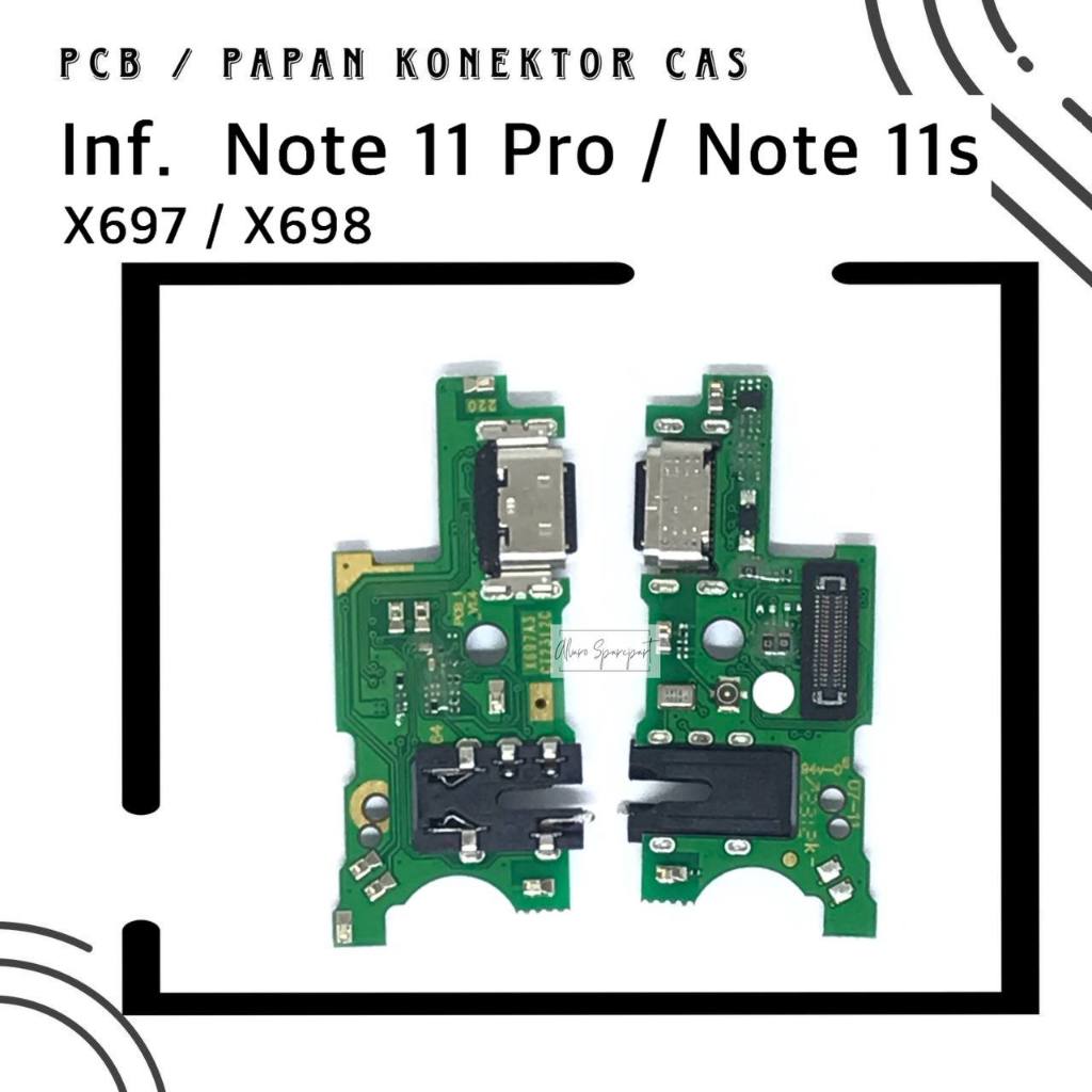 PCB INFINIX X697 / X698 - INFINIX NOTE 11 PRO / NOTE 11S - PAPAN KONEKTOR CAS