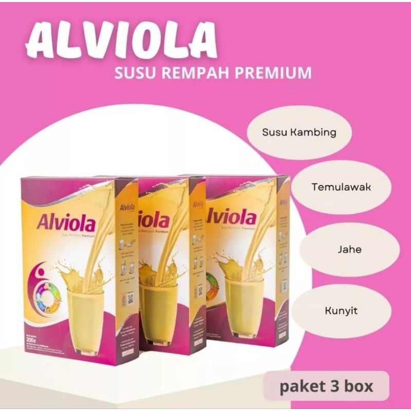 

PAKET 3 - SUSU REMPAH ALVIOLA UNTUK MENGATASI MASALAH TULANG DAN PERSENDIAN - AMAN