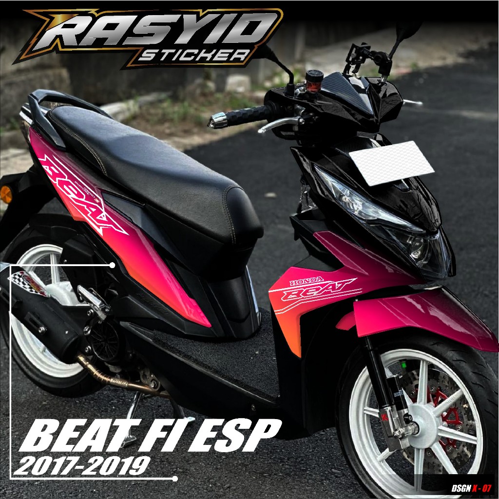 COD Sticker Decal Full Body HONDA BEAT FI ESP Street Tahun 2106 2017 2018 2019 Sticker Beat esp Stre