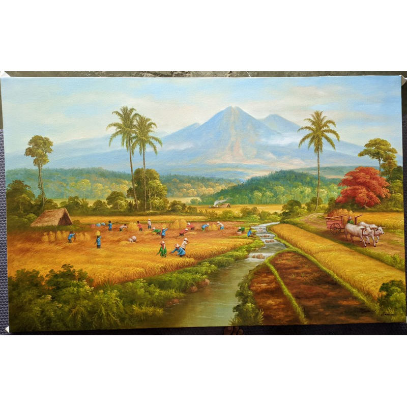 LLUKISAN PANEN 135x85 CM