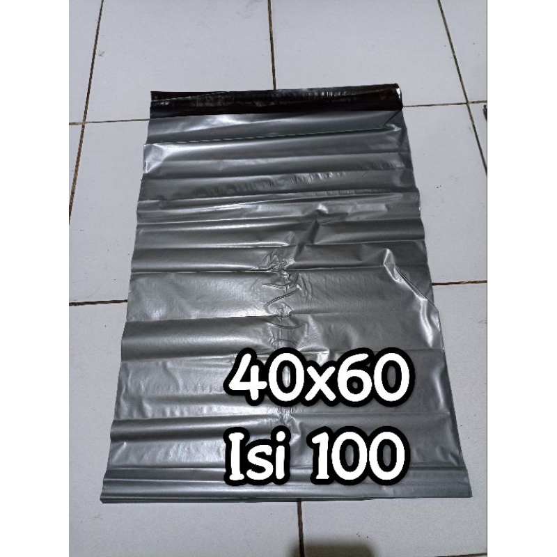 

RB Plastik Polymailer 40x60 Hitam Semi Gloss Isi 100