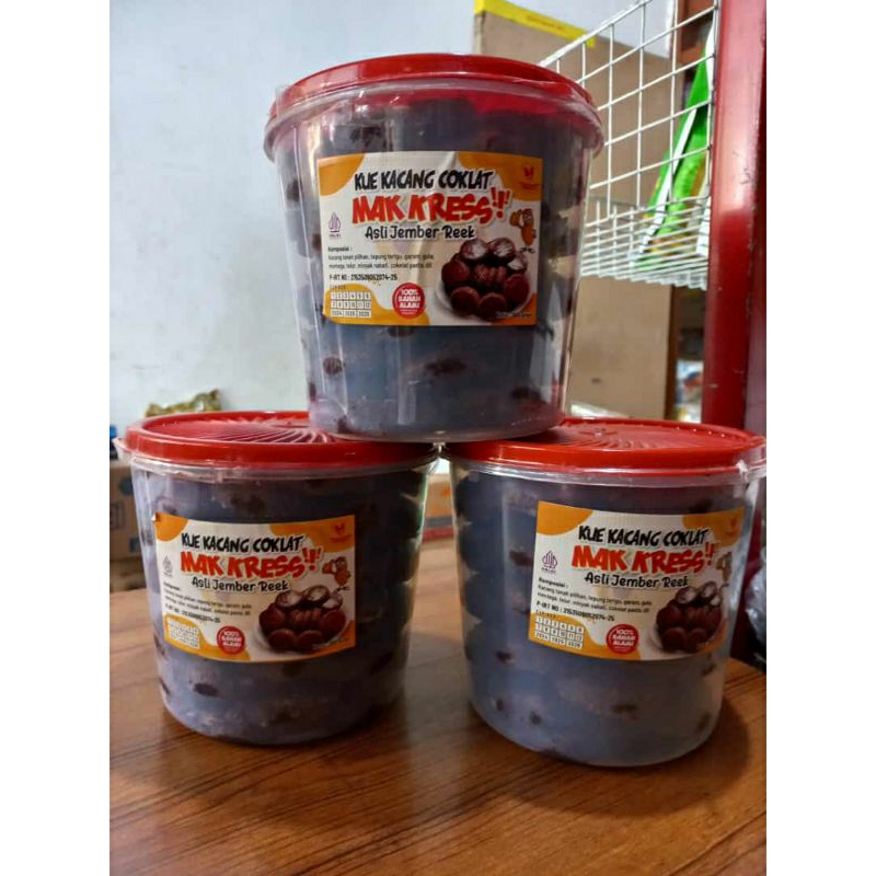 

Kue Kacang Rasa Coklat Mak Kress