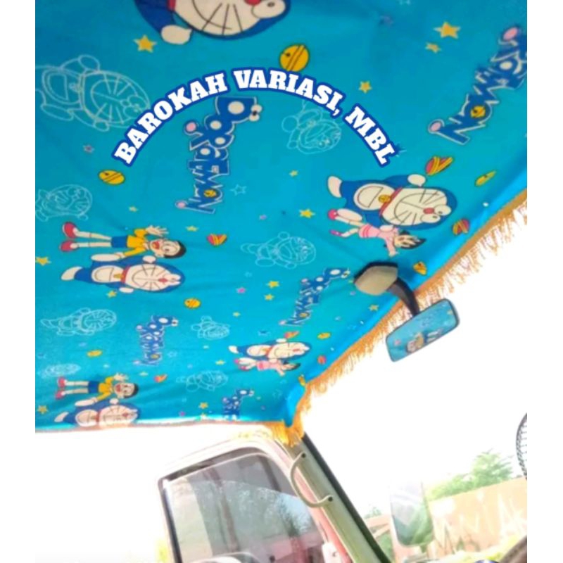 kain plafon mobil truk aksesoris mobil kain plafon atap kabin mobil rumbai Truk Hino Fuso pick-up/in
