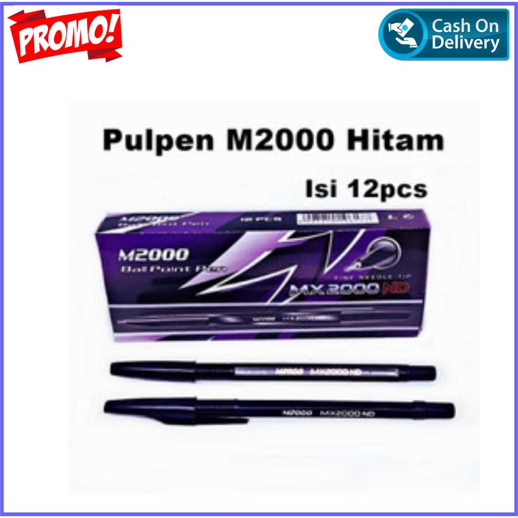 

1 pak pullpen pilot M2000ND isi 12 pcs Tinta Hitam Bolpoin Pen Pulpen Balpoint 1 Box Isi 12 / pulpen tinta hitam murah cocok untuk keperluan menulis