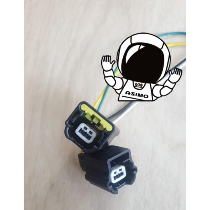 Soket pin 2 original Universal BMW Mercy proton T0Y0TA H0NDA nissan hyundai KIA SUZUKl D4TSUN MASDA 