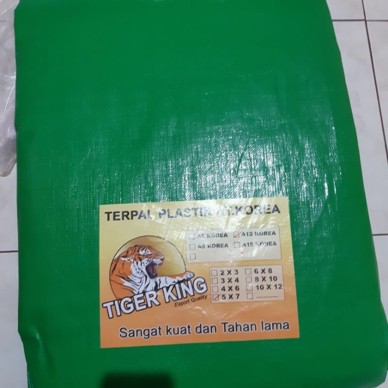 Terpal Korea Tebal A12 5x7 Tebal
