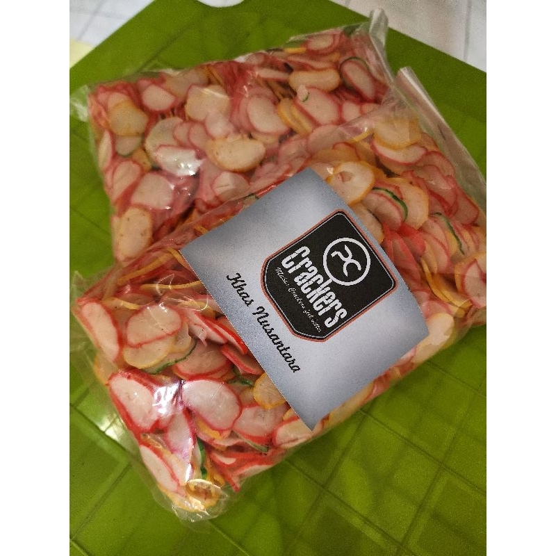 

Kerupuk Bawang Warna Warni (RJ) Kemasan 500 Gram