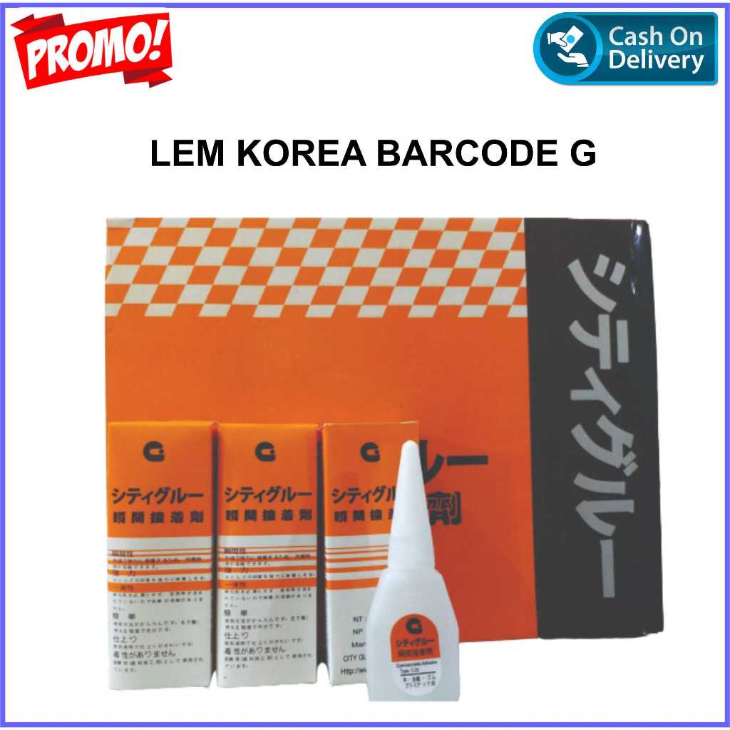 

Lem Korea original Barcode G 1pcs Lem kuat