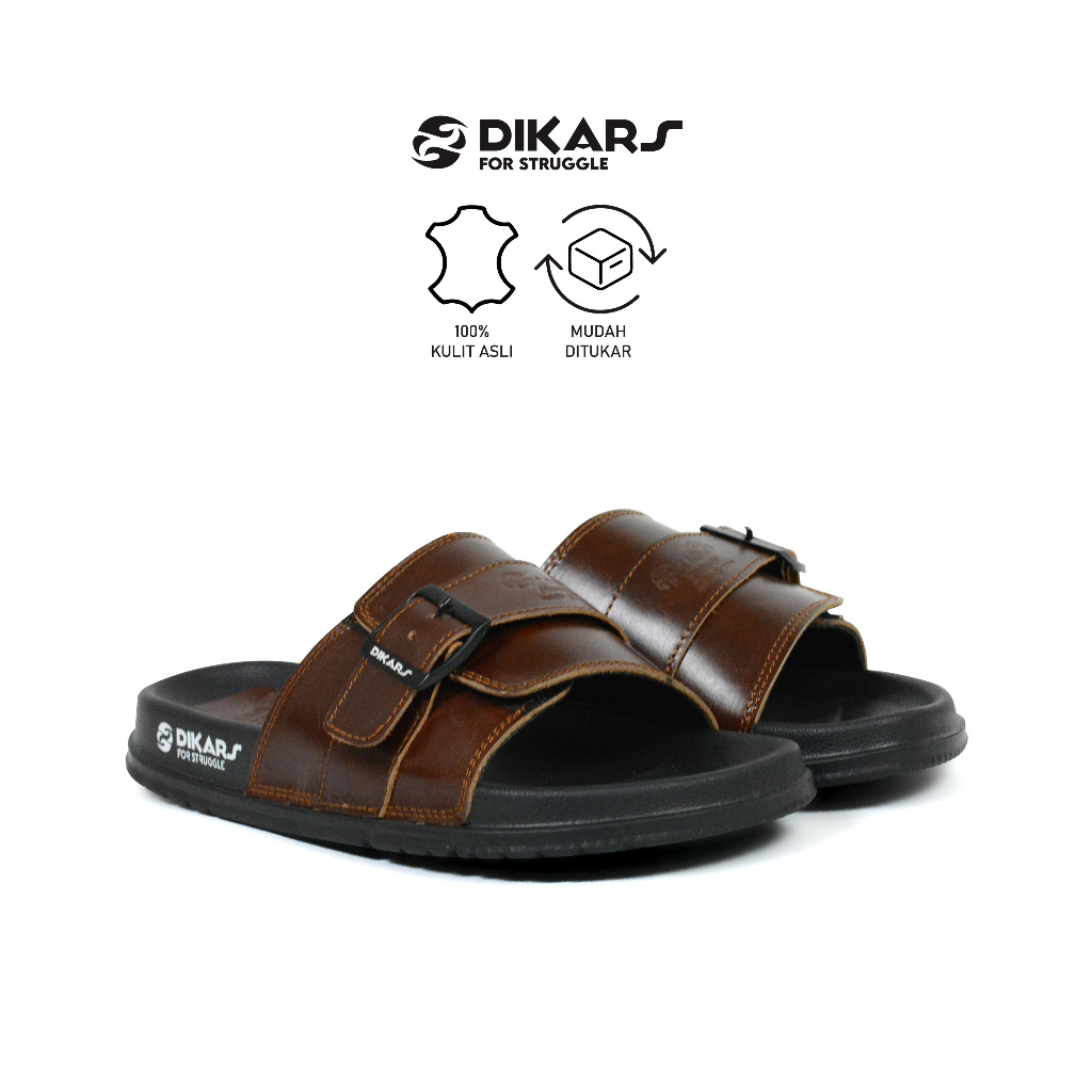 DIKARS - Tesla Brown Slippers