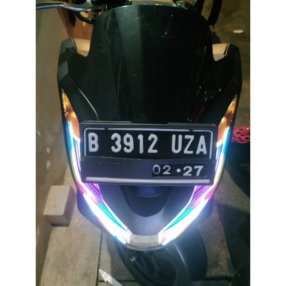 Sticker Lampu Pcx 160 / Stiker Lampu Pcx New / Stiker Alis Pcx Rgb