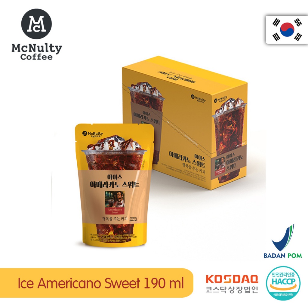 

MCNULTY ICE AMERICANO SWEET 190 ML (HARGA 1 KARTON)