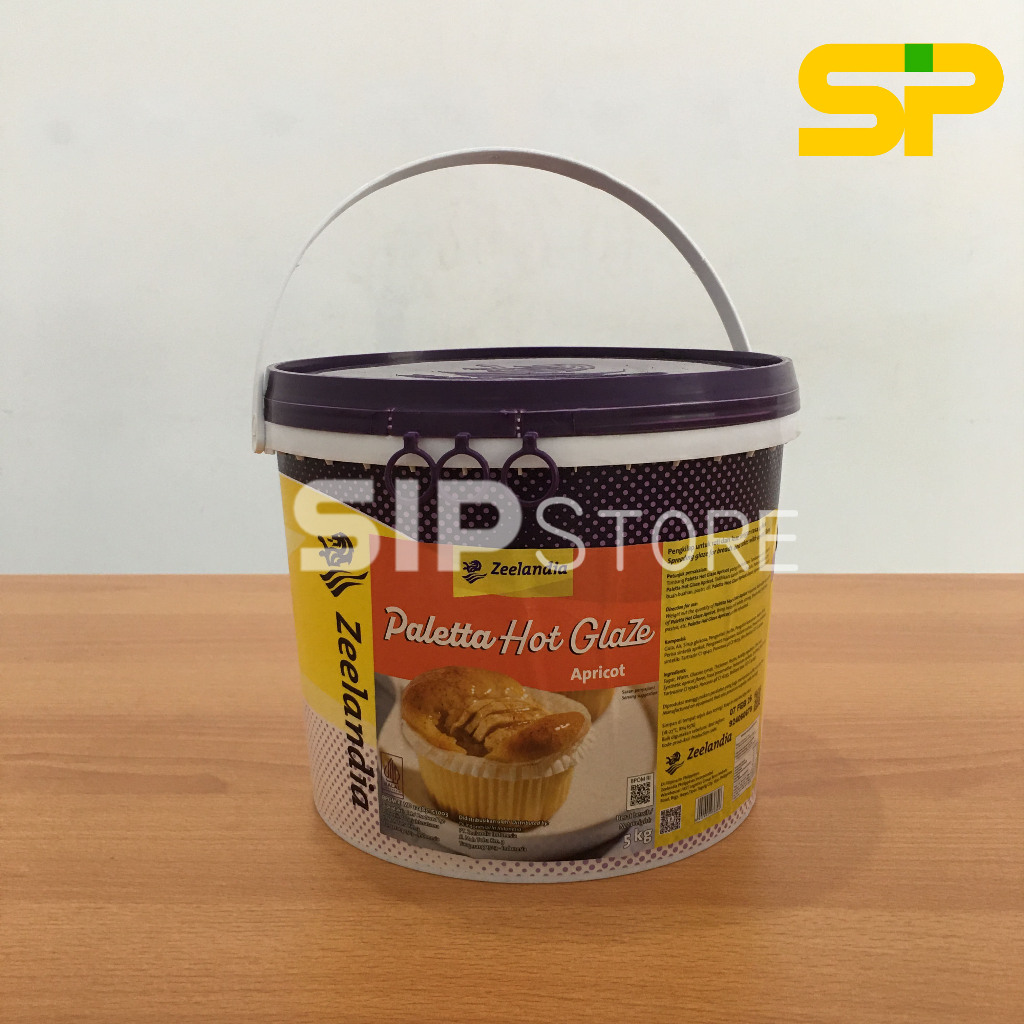 

Zeelandia Paletta Hot Glaze 5kg / Paletta Hot Glaze Apricot 5kg / Cake Decor Glaze