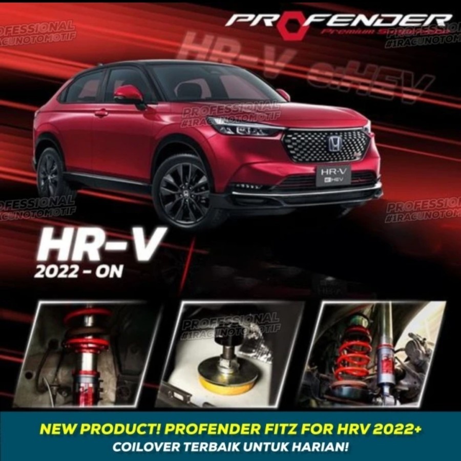 Shockbreaker Suspensi COILOVER PROFENDER FITZ HONDA HRV 2022+
