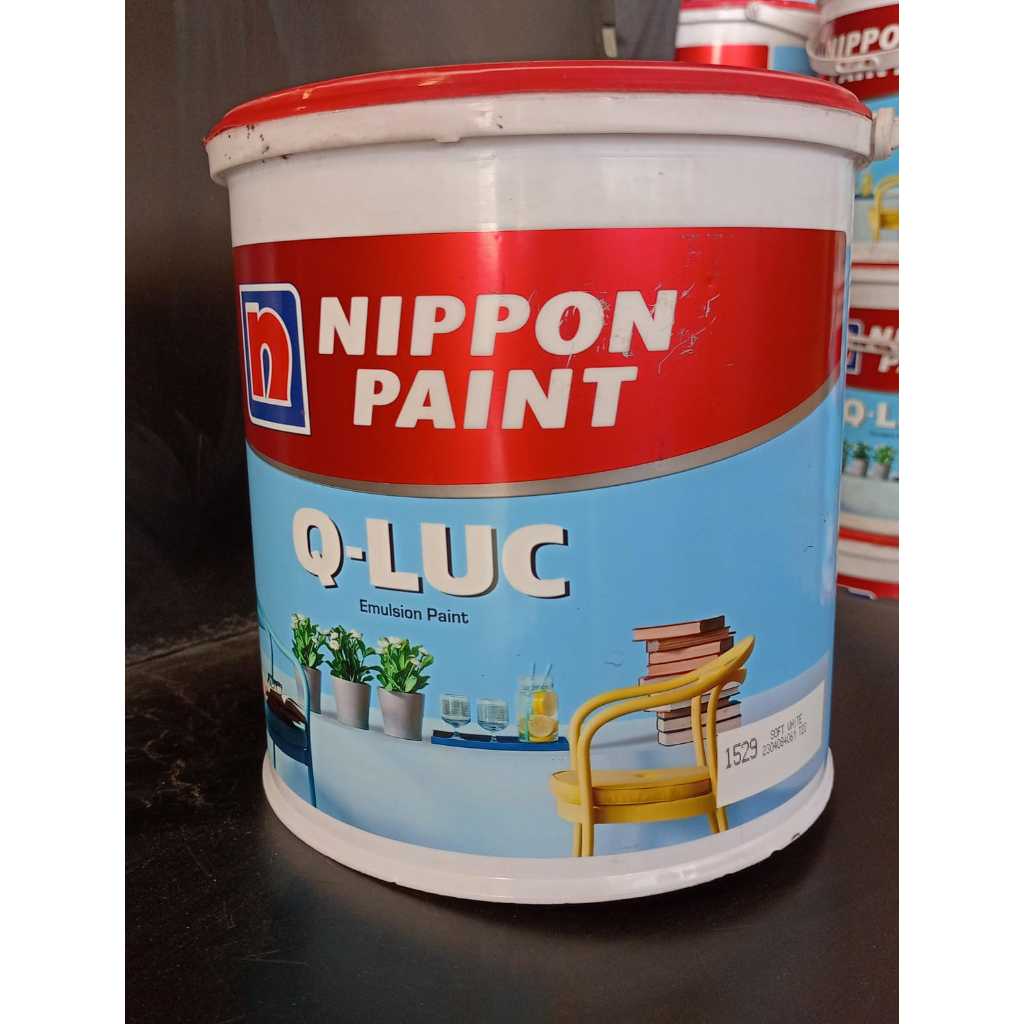 CAT TEMBOK NIPPON PAINT Q-LUC 4,5KG 1529 SOFT WHITE