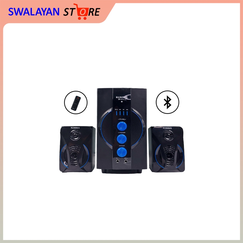 SPEAKER KARAOKE BLUETOOTH MULTIMEDIA RINREI SR878G BONUS MIC