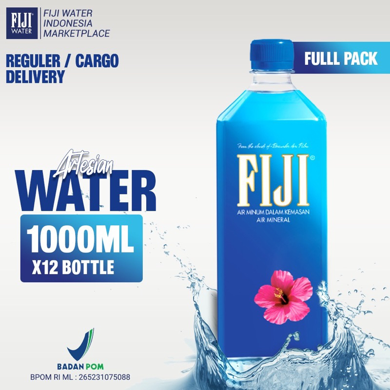 

[REG/ CARGO] AIR FIJI WATER NATURAL ARTESIAN 1 L (12 BOTTLES)