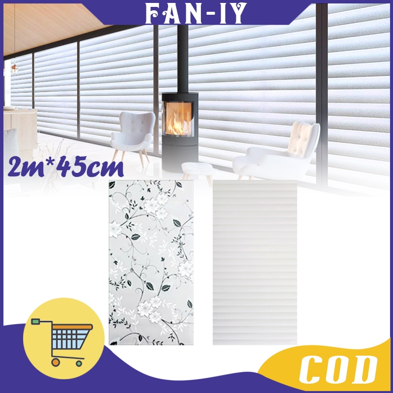 Stiker Kaca Jendela 2 Meter Perekat Diri Stiker Cendela Kaca Rumah Minimalis Stiker Kaca Motif