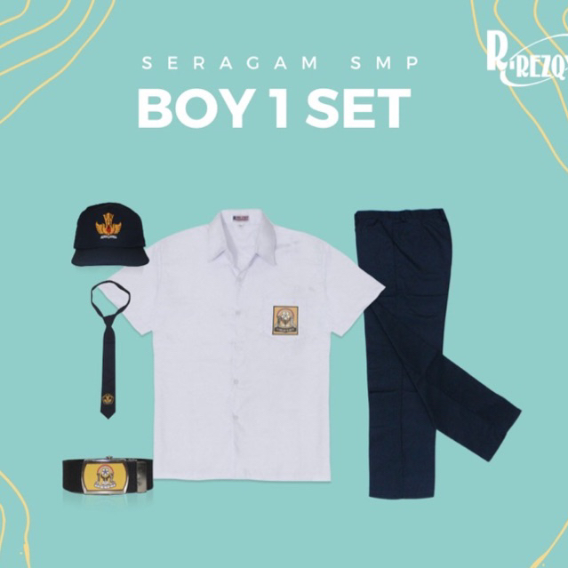 

1SET SERAGAM SMP