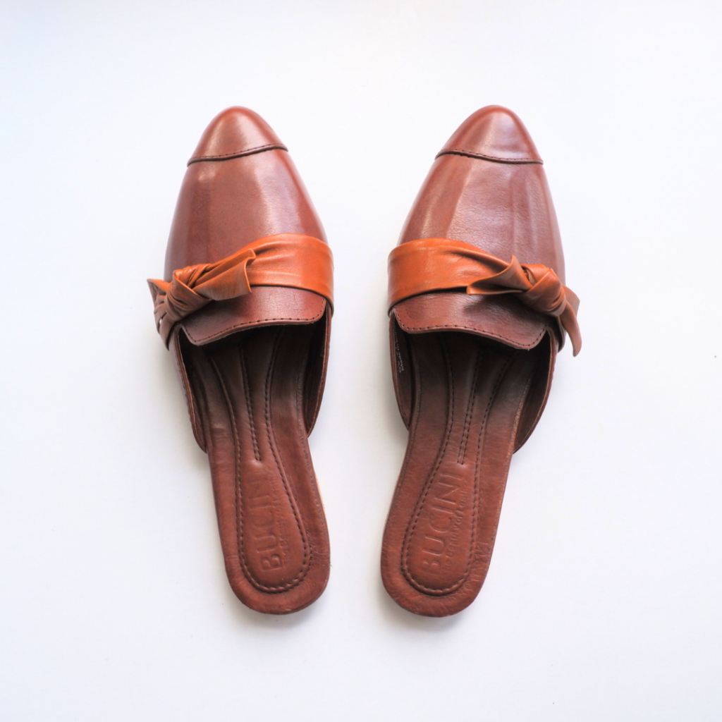Sandal Slop Wanita Kulit Asli Premium | BUCINI GV 211 D