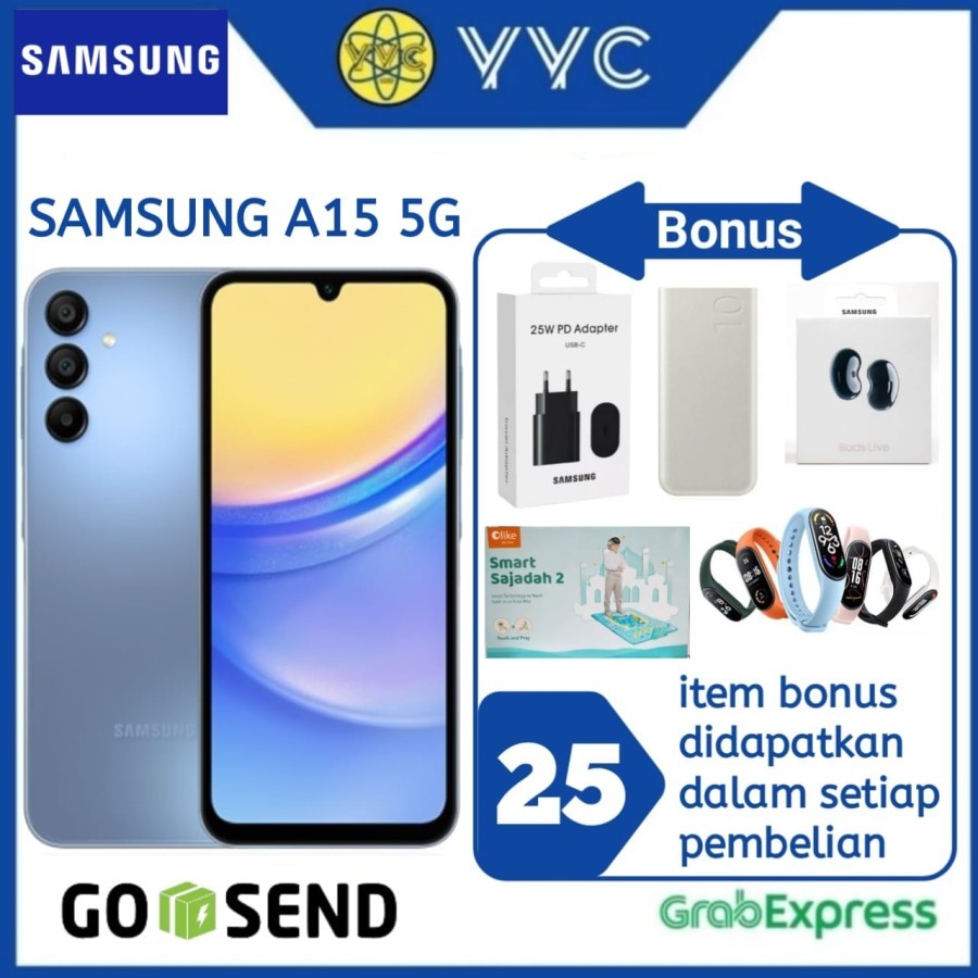 SAMSUNG GALAXY A15 5G RAM 8/256GB - GARANSI RESMI