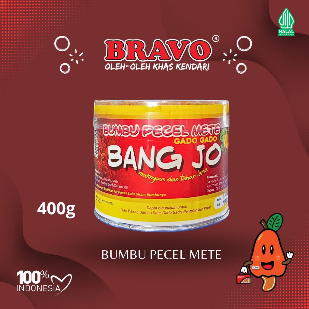 

BUMBU PECEL METE BANG JO