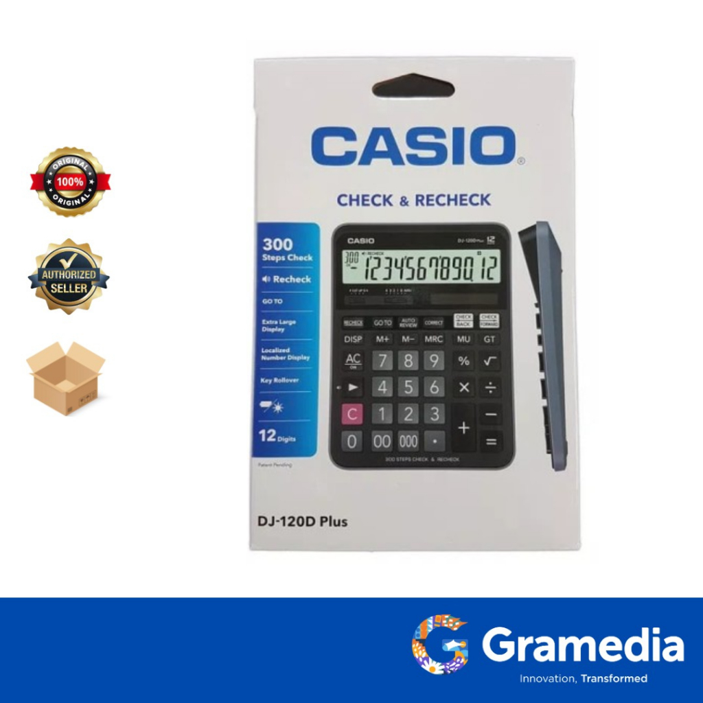 

Gramedia Surabaya - Casio Calculator Dj-120Dplus