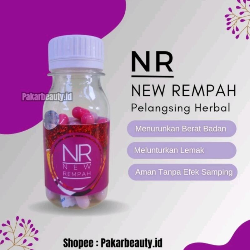 KAPSUL NEW REMPAH NR ORIGINAL Obat Pelangsing Obat Diet Pelangsing Badan Cepat dan Ampuh Pelangsing 