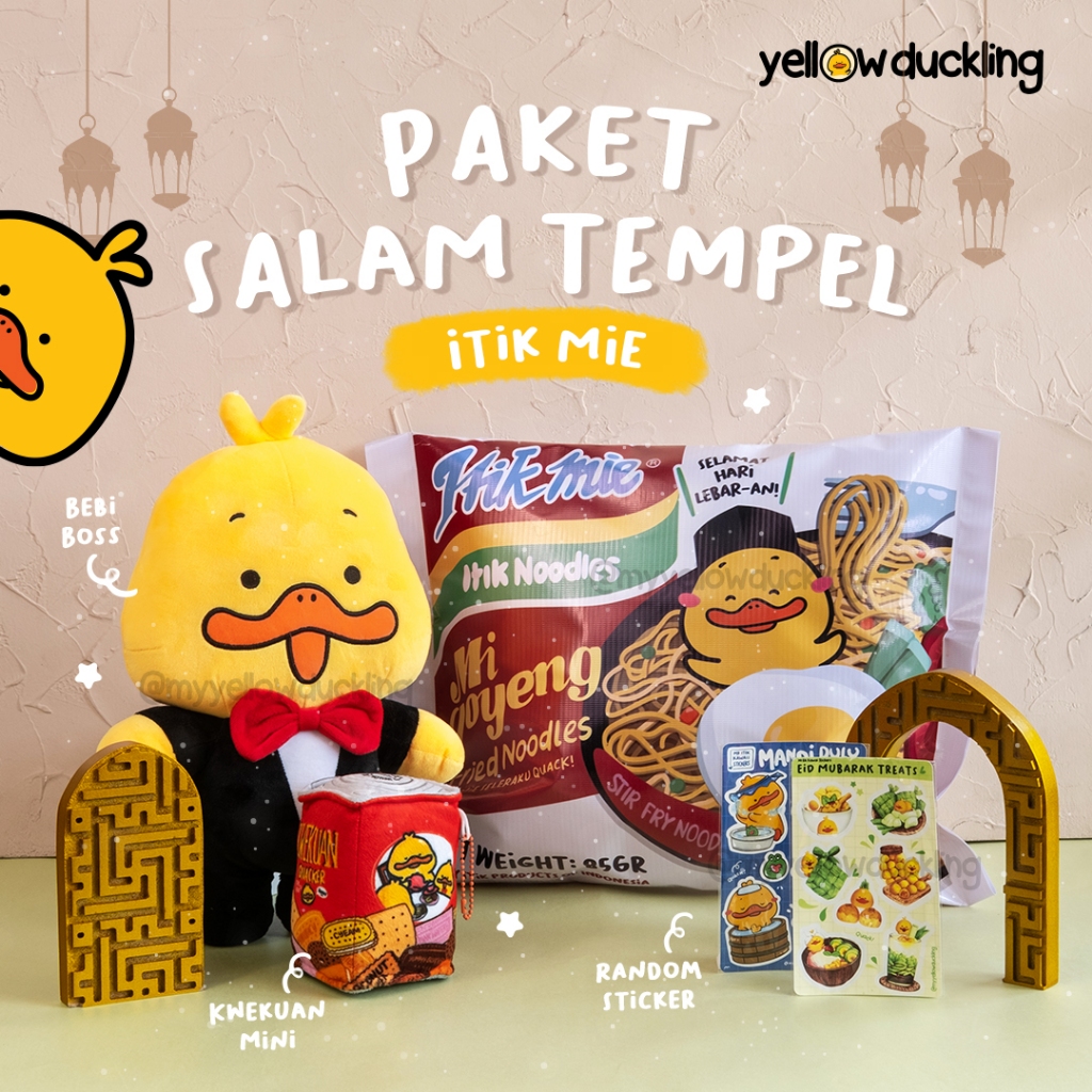 

MYYELLOWDUCKLING HAMPERS LEBARAN - SALAM TEMPEL LARGE - CUSTOM HAMPERS RAMADAN - MERCHANDISE LUCU