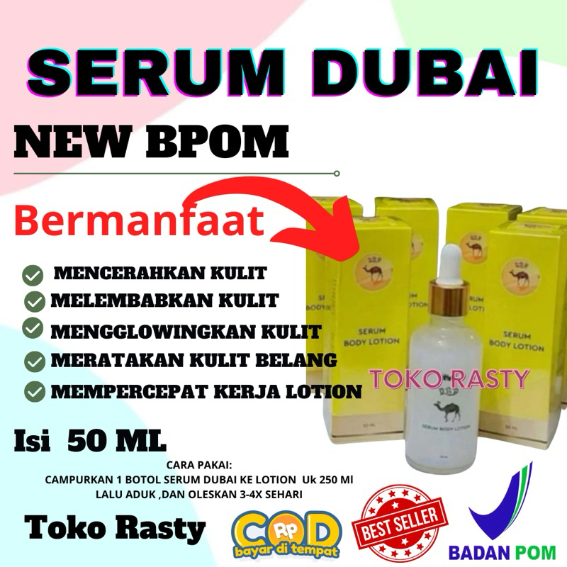 SERUM LOTION DUBAI 50 ML BOOSTER PEMUTIH KULIT