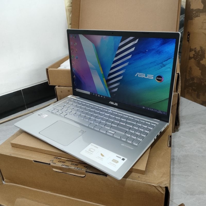 Laptop Asus VivoBook Core i3-1005G1 RAM 8GB/SSD 256GB HDD 500GB Laptop kuliah kerja Desain Grafis Co