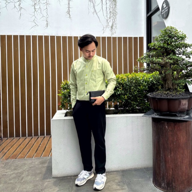 AEH KEMKO • Lime Green • Kemeja Koko Habib Ahmad Alhadar