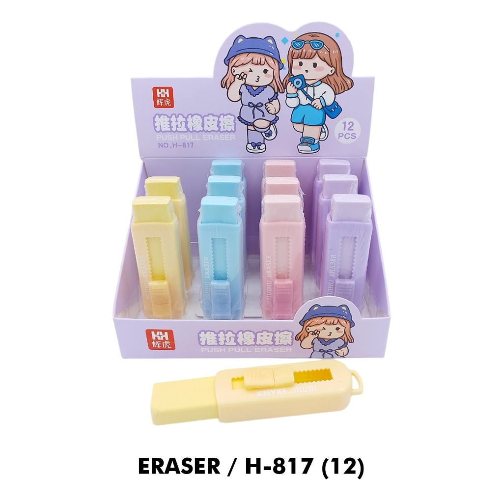 

Loufor Sliding Eraser H 817 / Penghapus Mekanik