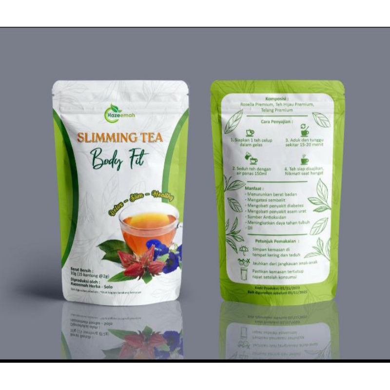 

Slimming Tea Hazeemah Isi 15 Kantong Teh Detox
