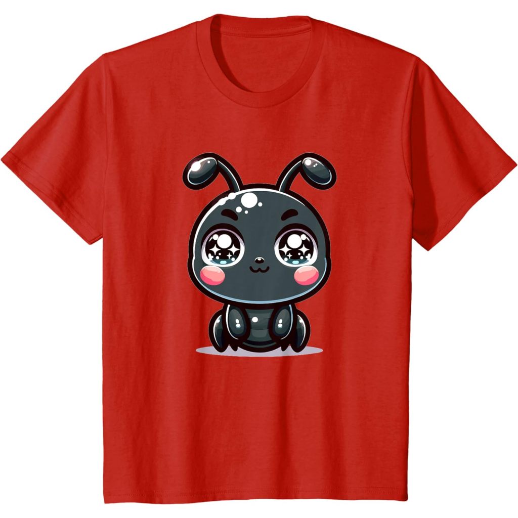 Baju Kaos Anak Distro Premium Adorable Cute Japanese Kawaii Chibi Ladybug Premium T-Shirt