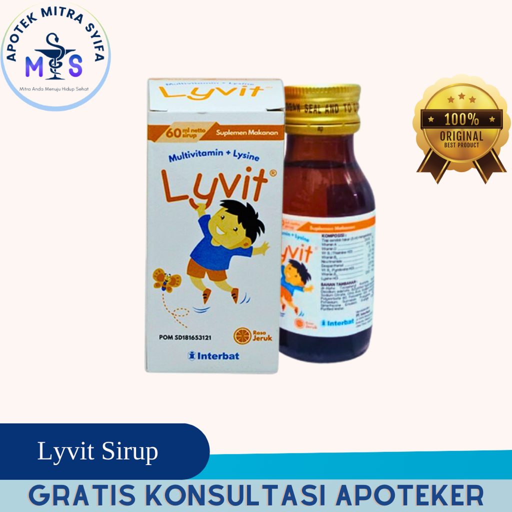 Lyvit Sirup Multivitamin Anak 60mL