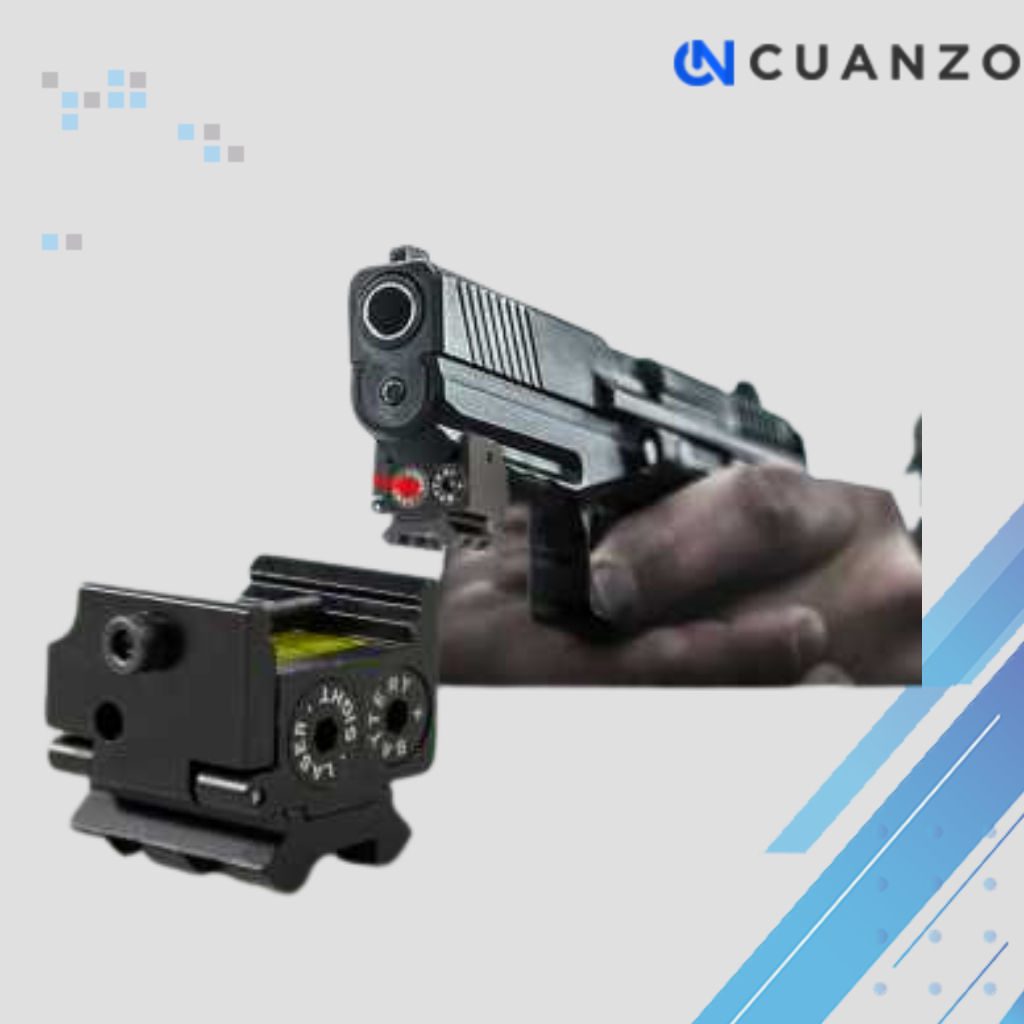 Tactical Red Dot Gun Laser Sight 650nm Picatinny Mount / Laser Tembak Senapan Angin Siang Malam Pcp 