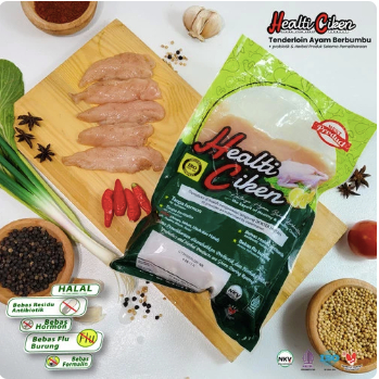 

Healti Ciken Fillet Tenderloin Ayam Berbumbu Non MSG 500gr