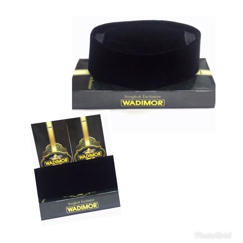 SONGKOK HITAM WADIMOR / SONGKOK BAGUS / PECI WADIMOR / PECI DEWASA WADIMOR / SONGKOK DEWASA