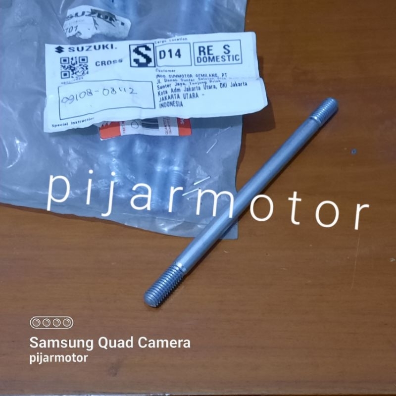 (Harga Satuan) Stud Bold Baut Tanam Silinder Blok Head KIRI SUZUKI TRS TRZ