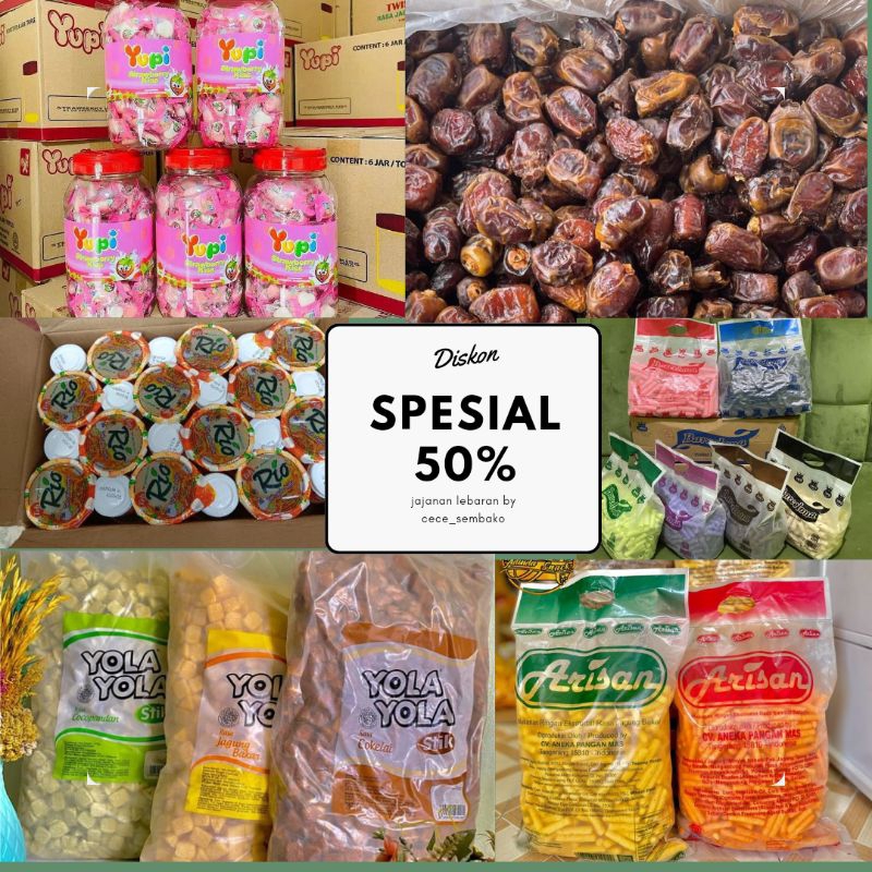 

⚡CECE⚡ JAJAN LEBARAN BARCELONA/YUPI/KURMA