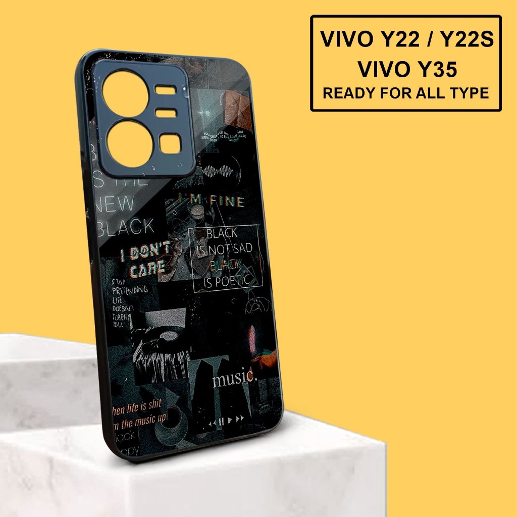 CASE VIVO Y22 VIVO Y22S VIVO Y35 - ( AESTHETIC1) - CASE GLOSSY - CASE HP - CASING HP - SOFTCASE HP -