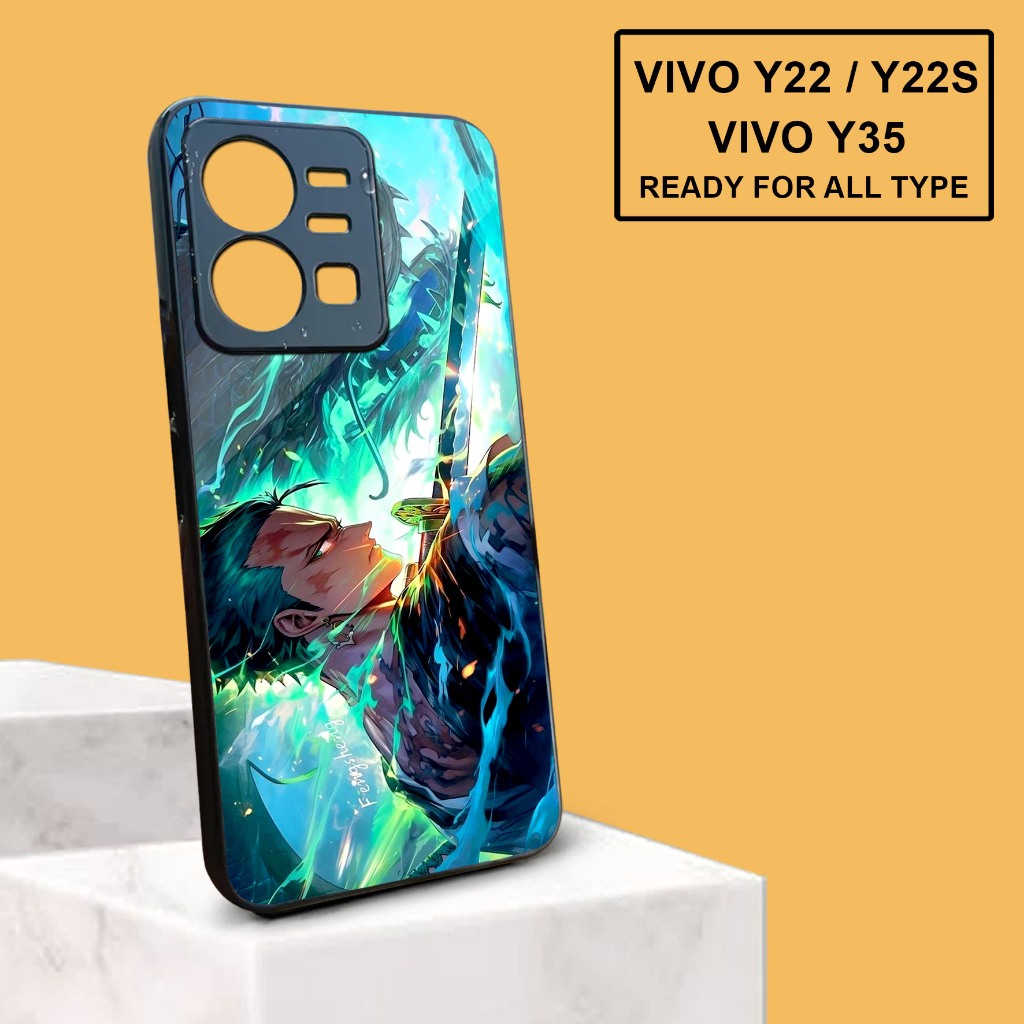 CASE VIVO Y22 VIVO Y22S VIVO Y35 - ( ZORO WALLPAPER ) - CASE GLOSSY - CASE HP - CASING HP - SOFTCASE