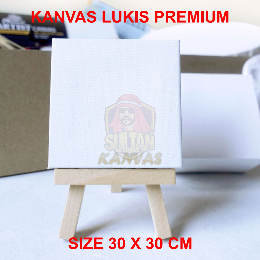 

KANVAS LUKIS PREMIUM UKURAN 30 X 30 CM SULTAN KANVAS