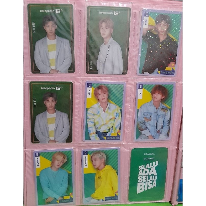 Official Photocard BTS X Toko Hijau Segel Ori Toko Ijo Original PC RM Jin V Taehyung Jhope Suga Namj