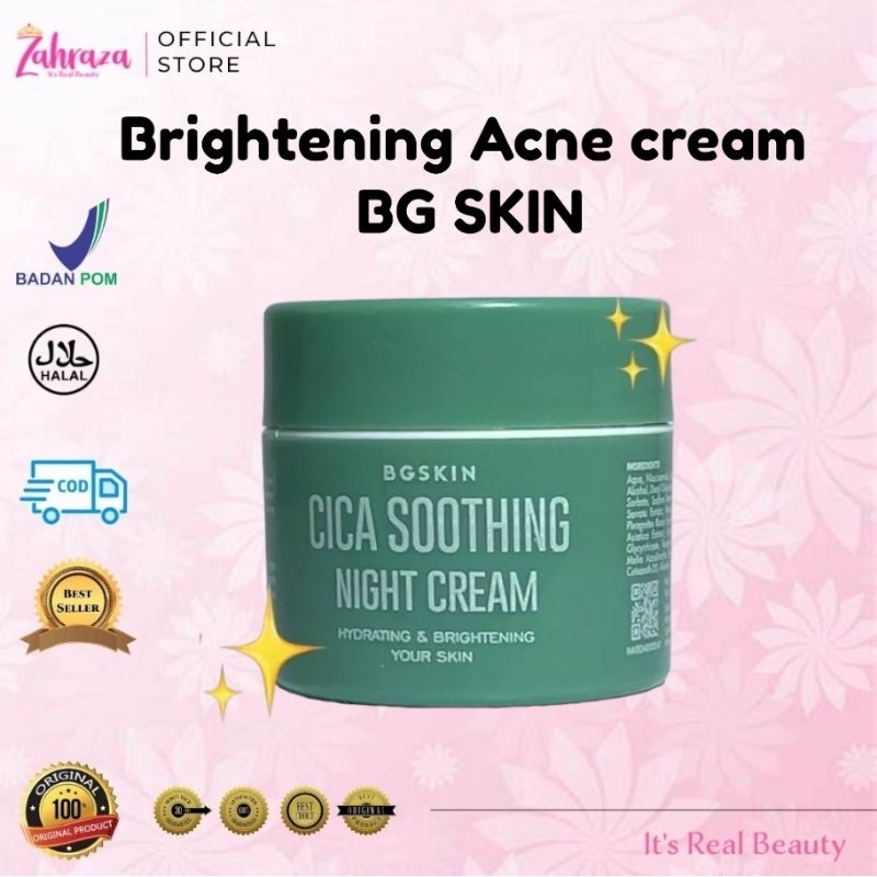 BG SKIN BRIGHTENING ACNE NIGHT CREAM